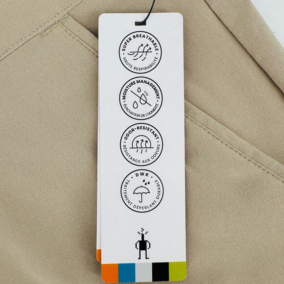 Smartwool Performance Mens 8" Shorts Size XXL Dune Khaki - Picture 7 of 10